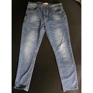 Smith & Mills Jeans Mens 33x28 Blue Denim Stretch Straight Fit Pants